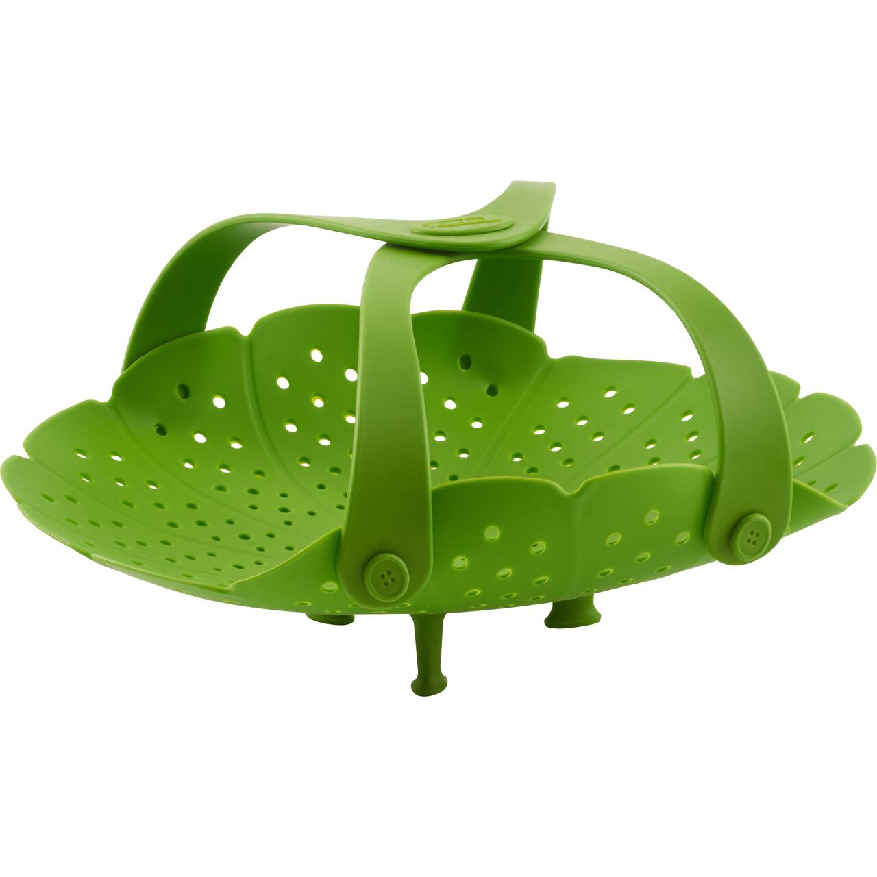 Trudeau® Green Silicone Vegetable Steamer with Handle